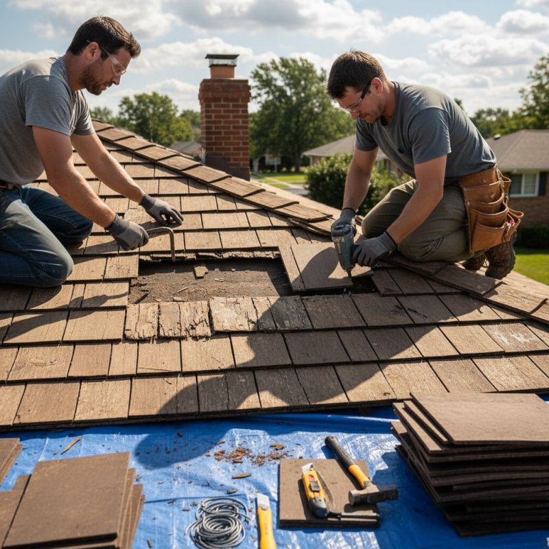 Cedar Shingles Repair detail